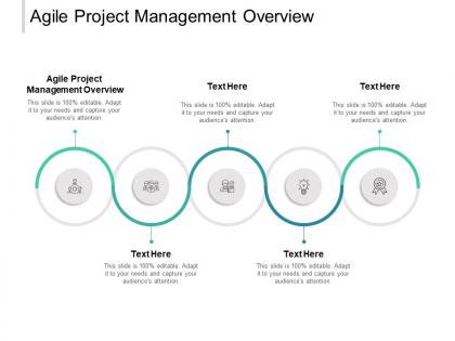 Agile project management overview ppt powerpoint presentation ideas shapes cpb