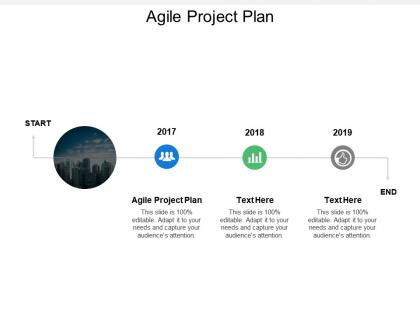 Agile project plan ppt powerpoint presentation file diagrams cpb