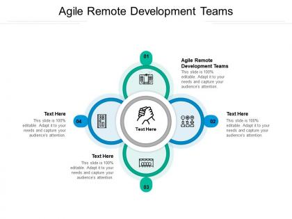 Agile remote development teams ppt powerpoint presentation styles aids cpb