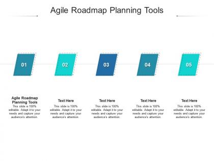 Agile roadmap planning tools ppt powerpoint presentation layouts aids cpb