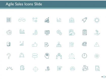 Agile sales icons slide ppt powerpoint presentation file aids