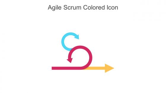 Agile Scrum Colored Icon In Powerpoint Pptx Png And Editable Eps Format