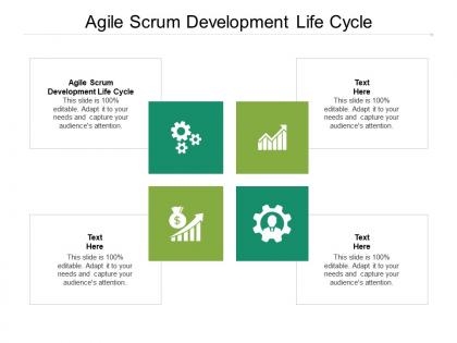 Agile scrum development life cycle ppt powerpoint presentation model deck cpb