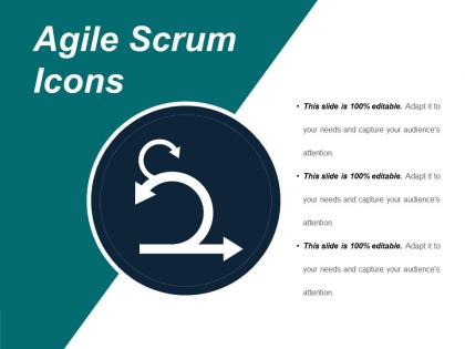 Agile scrum icons powerpoint slide