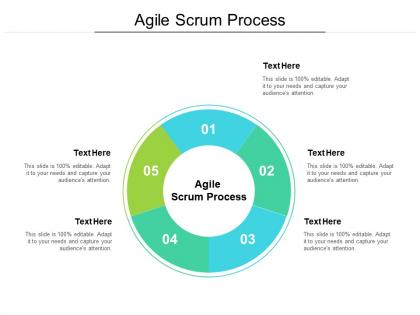 Agile scrum process ppt powerpoint presentation summary themes cpb