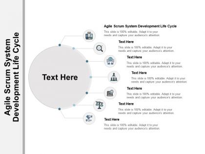 Agile scrum system development life cycle ppt powerpoint presentation infographics summary cpb