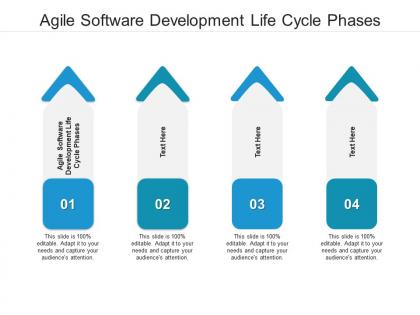Agile software development life cycle phases ppt powerpoint presentation infographics icons cpb