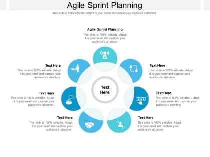 Agile sprint planning ppt powerpoint presentation infographics outline cpb