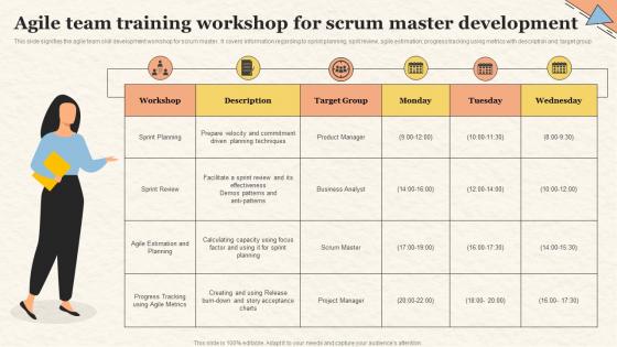 Agile Team Training Workshop For Scrum Master Development
