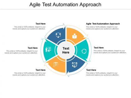 Agile test automation approach ppt presentation styles infographic template cpb