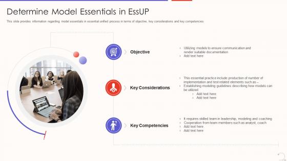 Agile unified process aup it determine model essentials in essup