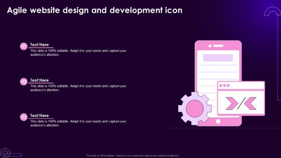 Agile Website Design And Development Icon