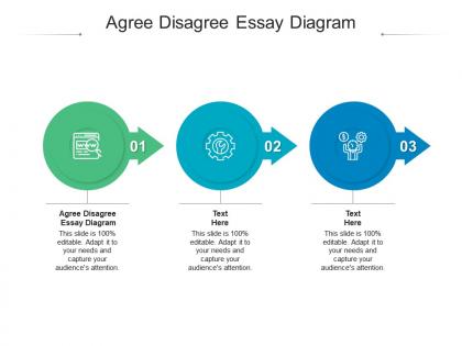 Agree disagree essay diagram ppt powerpoint presentation slides visuals cpb
