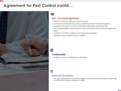 Agreement for pest control contd ppt powerpoint presentation gallery