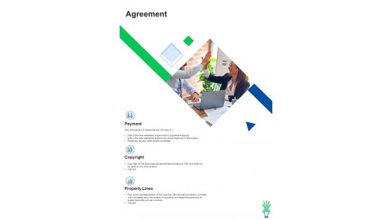 Agreement Interior Design Consultation Proposal One Pager Sample Example Document