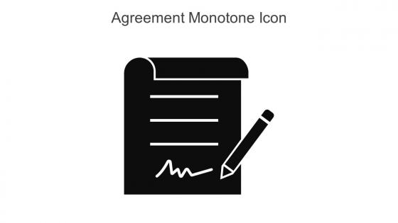 Agreement Monotone Icon In Powerpoint Pptx Png And Editable Eps Format