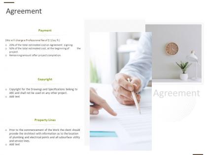 Agreement payment ppt powerpoint presentation icon examples