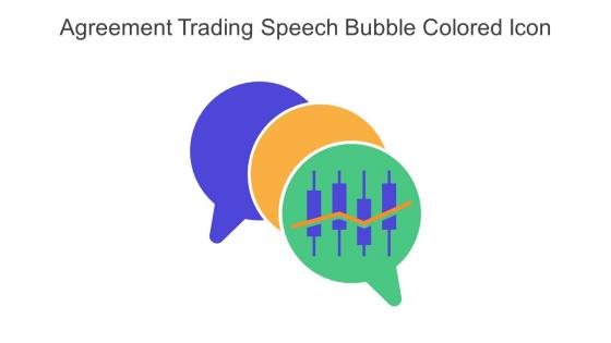 Agreement Trading Speech Bubble Colored Icon In Powerpoint Pptx Png And Editable Eps Format