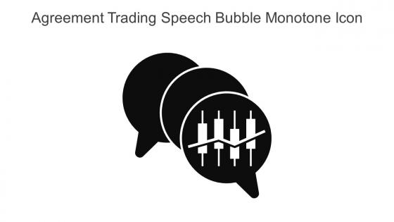 Agreement Trading Speech Bubble Monotone Icon In Powerpoint Pptx Png And Editable Eps Format