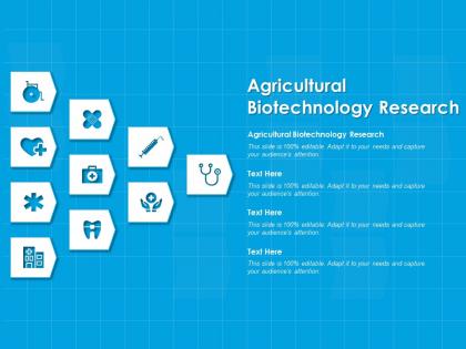 Agricultural biotechnology research ppt powerpoint presentation slides download