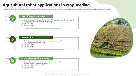 Agricultural In Crop Seeding Precision Farming System For Environmental Sustainability IoT SS V