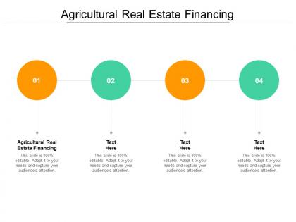Agricultural real estate financing ppt powerpoint presentation outline infographics cpb