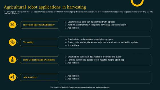 Agricultural Robot Applications In Harvesting Improving Agricultural IoT SS