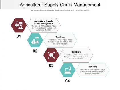 Agricultural supply chain management ppt powerpoint presentation infographics format ideas cpb