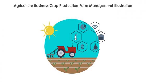 Agriculture Business Crop Production Farm Management Illustration