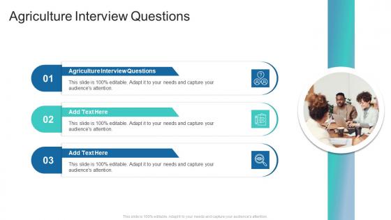 Agriculture Interview Questions In Powerpoint And Google Slides Cpb
