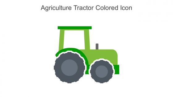 Agriculture Tractor Colored Icon In Powerpoint Pptx Png And Editable Eps Format