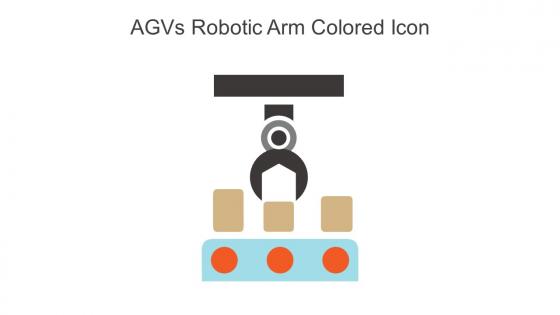 AGVs Robotic Arm Colored Icon In Powerpoint Pptx Png And Editable Eps Format