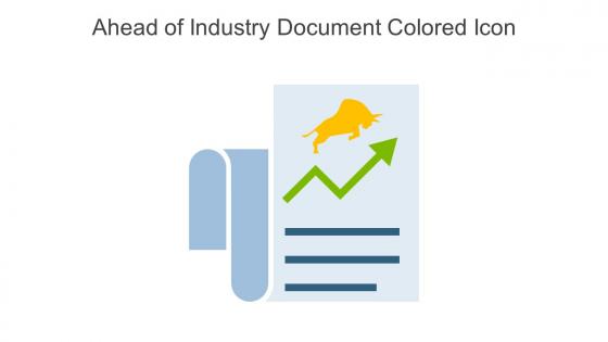 Ahead Of Industry Document Colored Icon In Powerpoint Pptx Png And Editable Eps Format