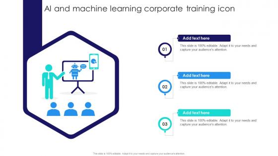 AI And Machine Learning Corporate Training Icon
