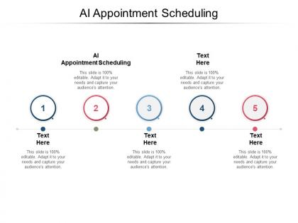 Ai appointment scheduling ppt powerpoint presentation summary rules cpb