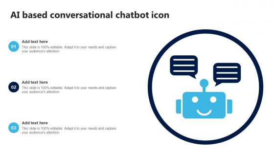 AI Based Conversational Chatbot Icon