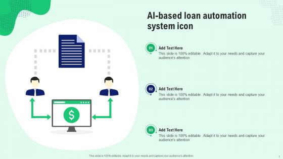 AI Based Loan Automation System Icon