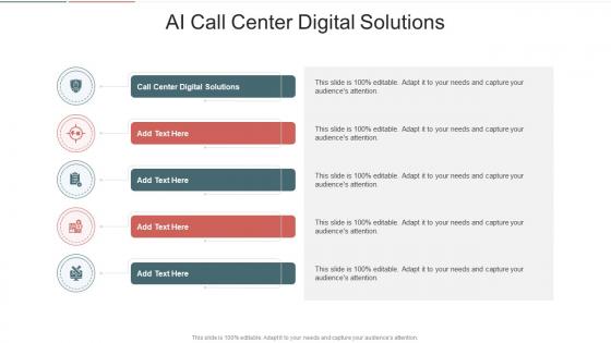 AI Call Center Digital Solutions In Powerpoint And Google Slides Cpb