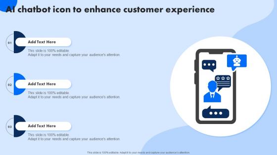 AI Chatbot Icon To Enhance Customer Experience
