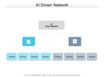 Ai driven network ppt powerpoint presentation show design ideas cpb