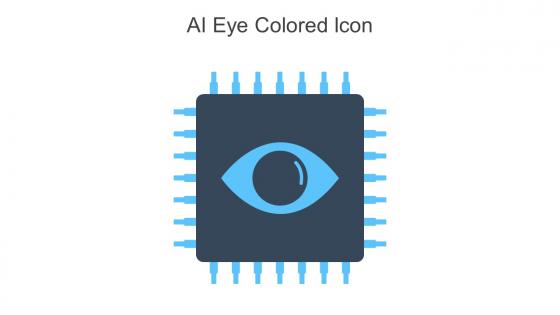 AI Eye Colored Icon In Powerpoint Pptx Png And Editable Eps Format