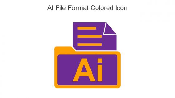 AI File Format Colored Icon In Powerpoint Pptx Png And Editable Eps Format