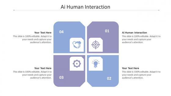 Ai human interaction ppt powerpoint presentation icon model cpb