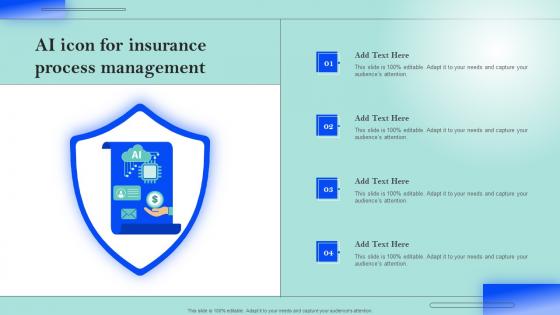 Ai Icon For Insurance Process Management