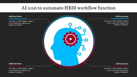 AI Icon To Automate HRM Workflow Function