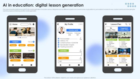 Ai In Education Digital Lesson Generation