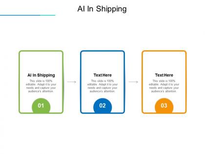 Ai in shipping ppt powerpoint presentation model example cpb