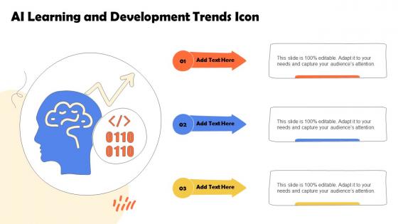 AI Learning And Development Trends Icon