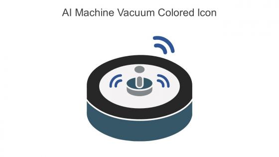 AI Machine Vacuum Colored Icon In Powerpoint Pptx Png And Editable Eps Format