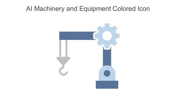 AI Machinery And Equipment Colored Icon In Powerpoint Pptx Png And Editable Eps Format